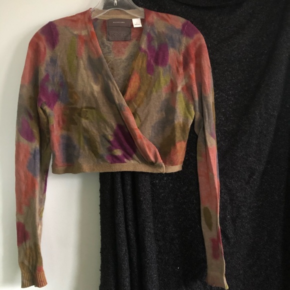 Anthropologie Tops - Anthropologie Guinevere wrap sweater S